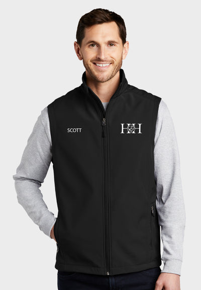 Hart and Horse Port Authority® Mens Core Soft Shell Vest - Black