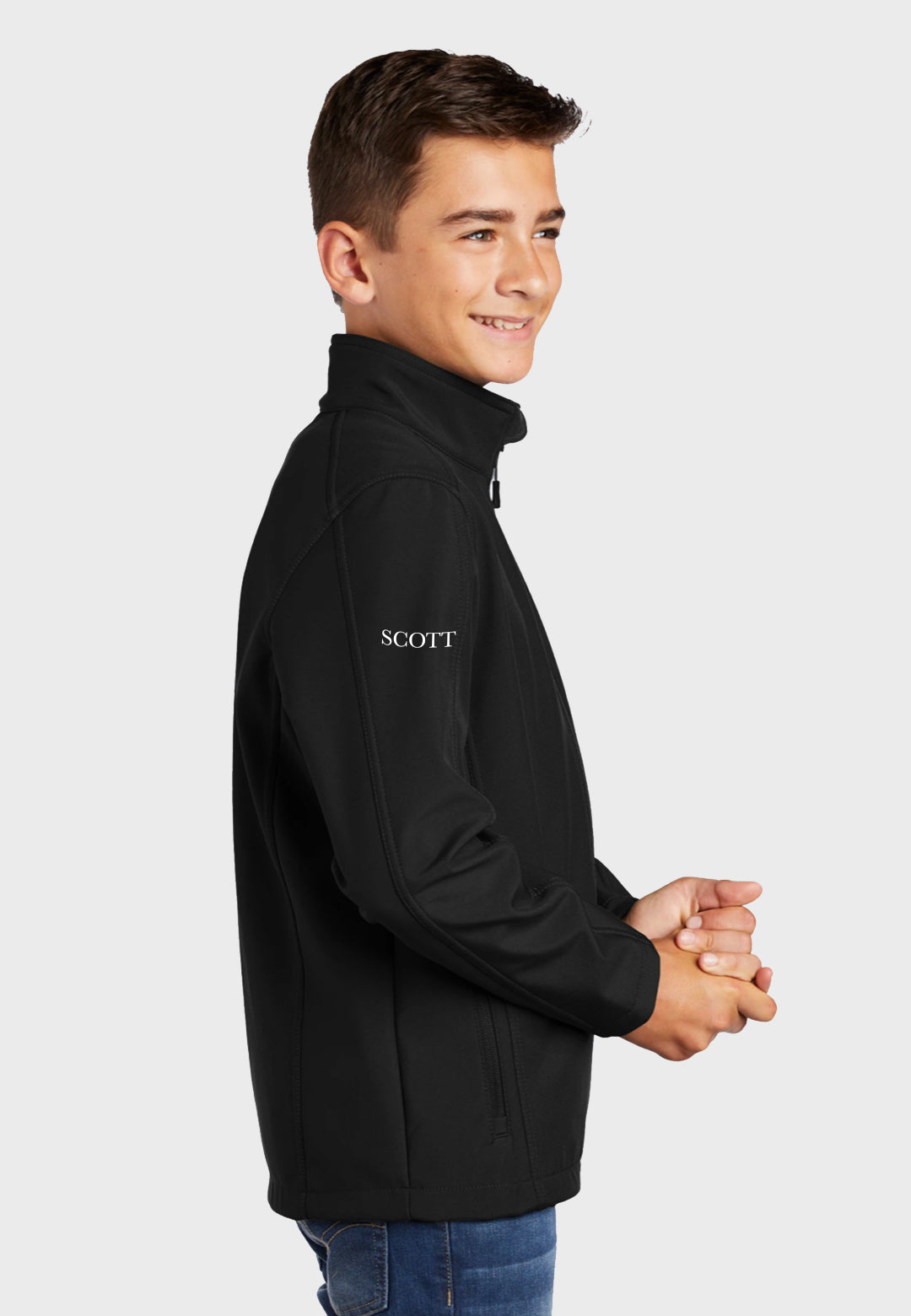Honalee Stables Port Authority® Youth Core Soft Shell Jacket - Black