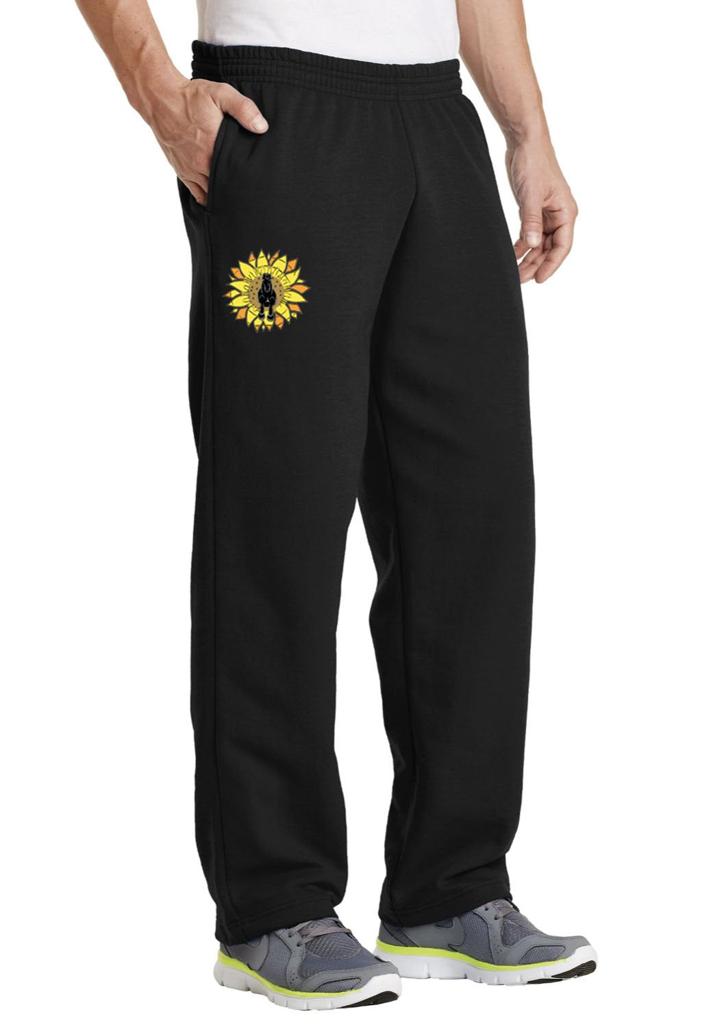 Huey's Pledge Port & Company® Core Fleece Sweatpant with Pockets (Unisex) - Black or Navy