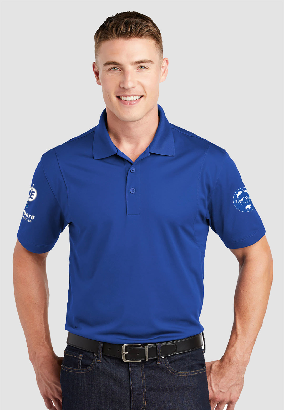 Bayboro Equestrian Sport-Tek® Mens Sport-Wick® Polo - Royal