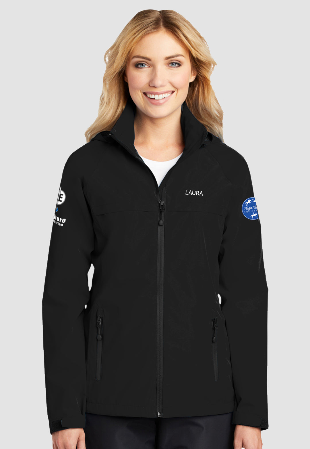 Bayboro Equestrian Ladies Port Authority® Torrent Waterproof Jacket - Black