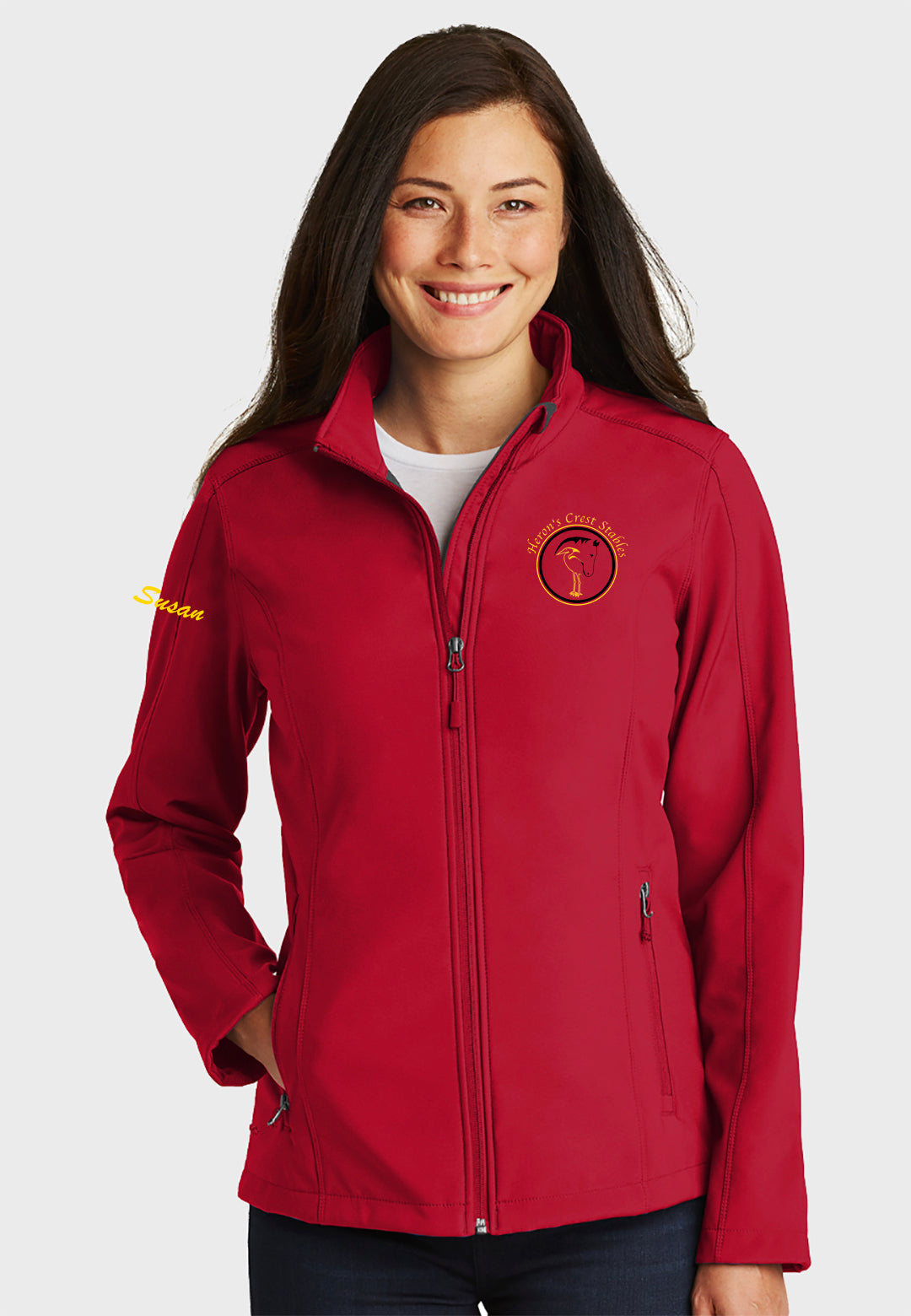 Heron's Crest Stables Port Authority® Core Soft Shell Jacket - Ladies + Mens Styles