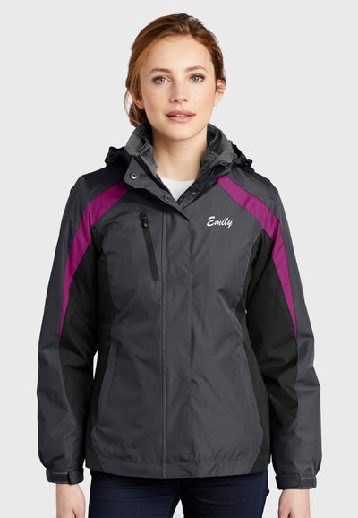 In Your Dreams Farm Port Authority® Ladies Colorblock 3-in-1 Jacket