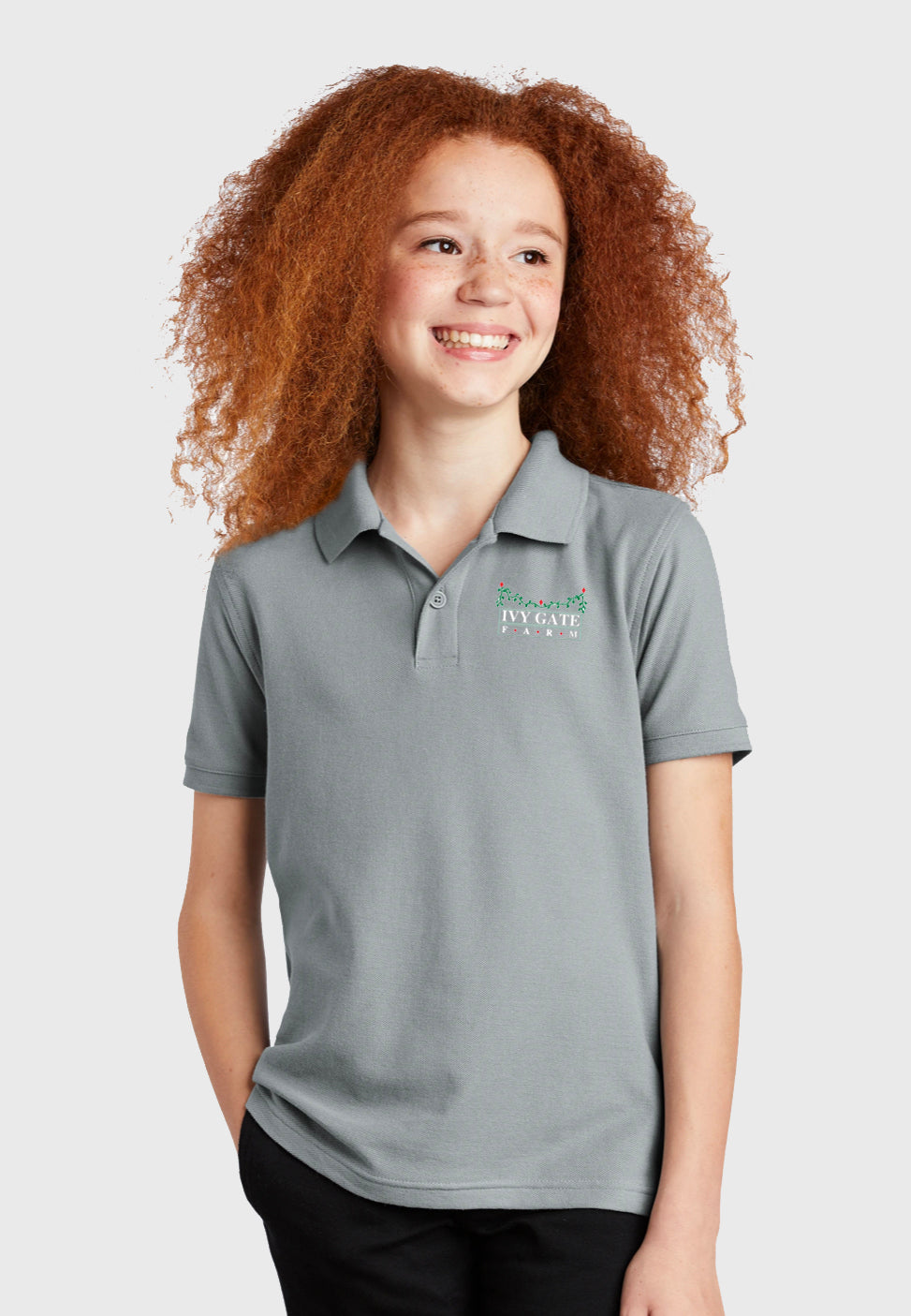 Ivy Gate Farm Port Authority® Youth Classic Pique Polo