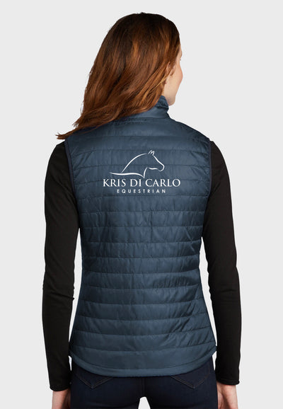 Kris Di Carlo Equestrian Port Authority® Packable Puffy Vest - Ladies + Mens Styles, Multiple Color Options