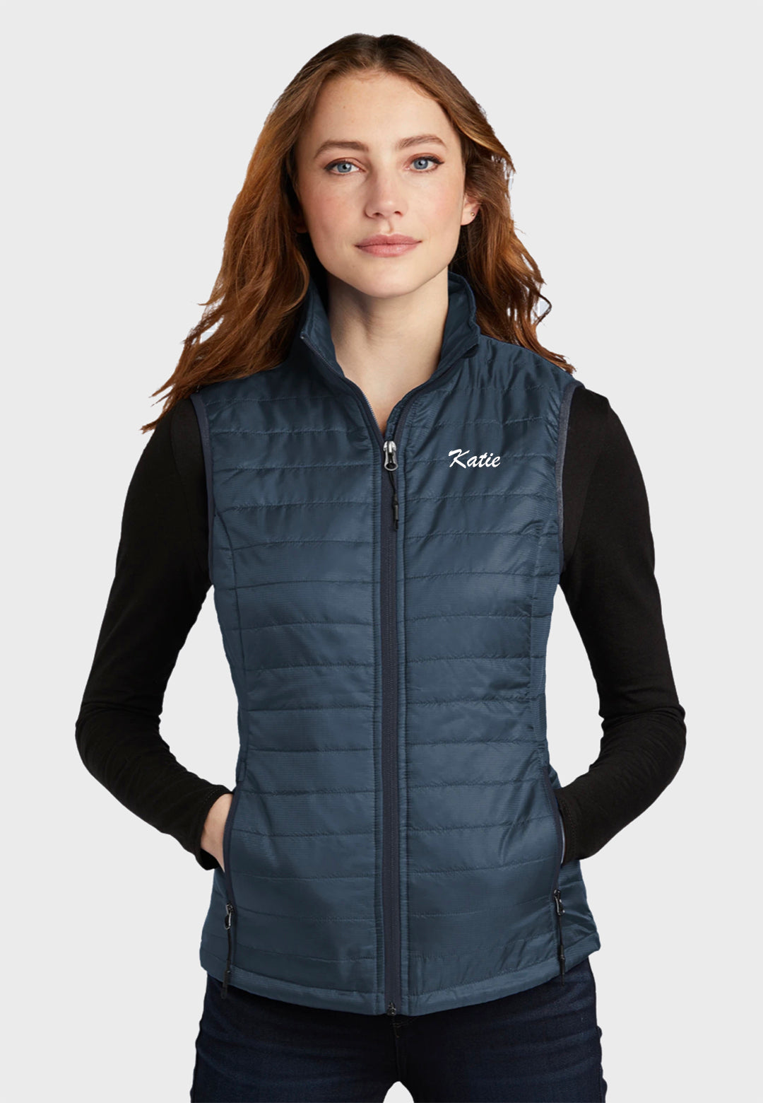 Kris Di Carlo Equestrian Port Authority® Packable Puffy Vest - Ladies + Mens Styles, Multiple Color Options