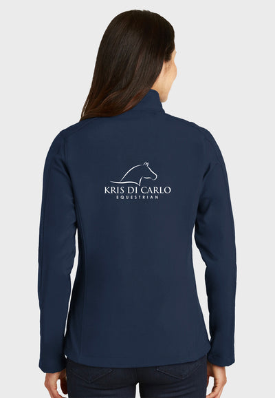 Kris Di Carlo Equestrian Port Authority® Ladies + Youth Core Soft Shell Jacket - Navy or Grey