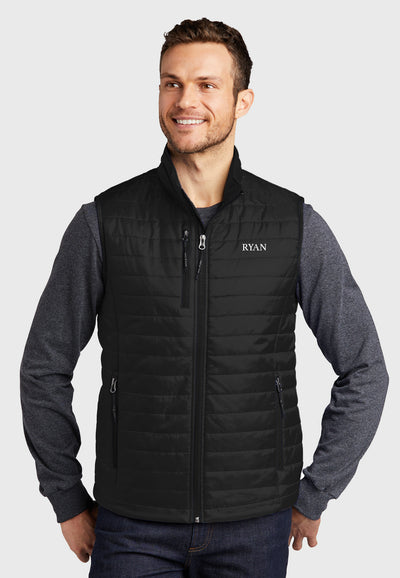 KK Show Jumping Port Authority® Mens Packable Puffy Vest - Grey or Black
