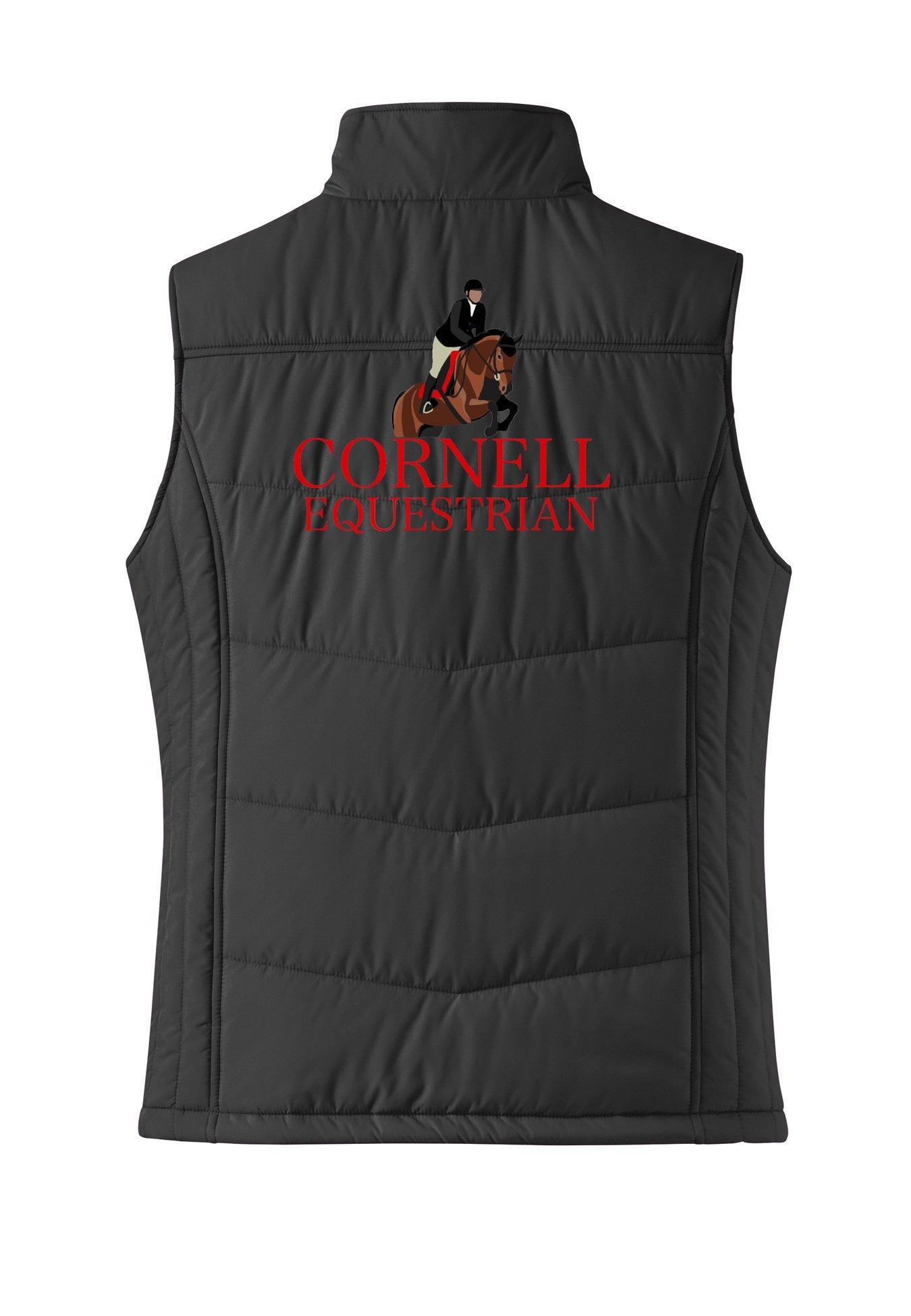 Cornell Equestrian Port Authority® Ladies Puffy Black Vest