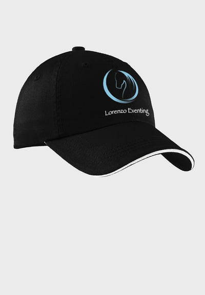 Lorenzo Eventing Port Authority® Sandwich Bill Cap with Striped Closure