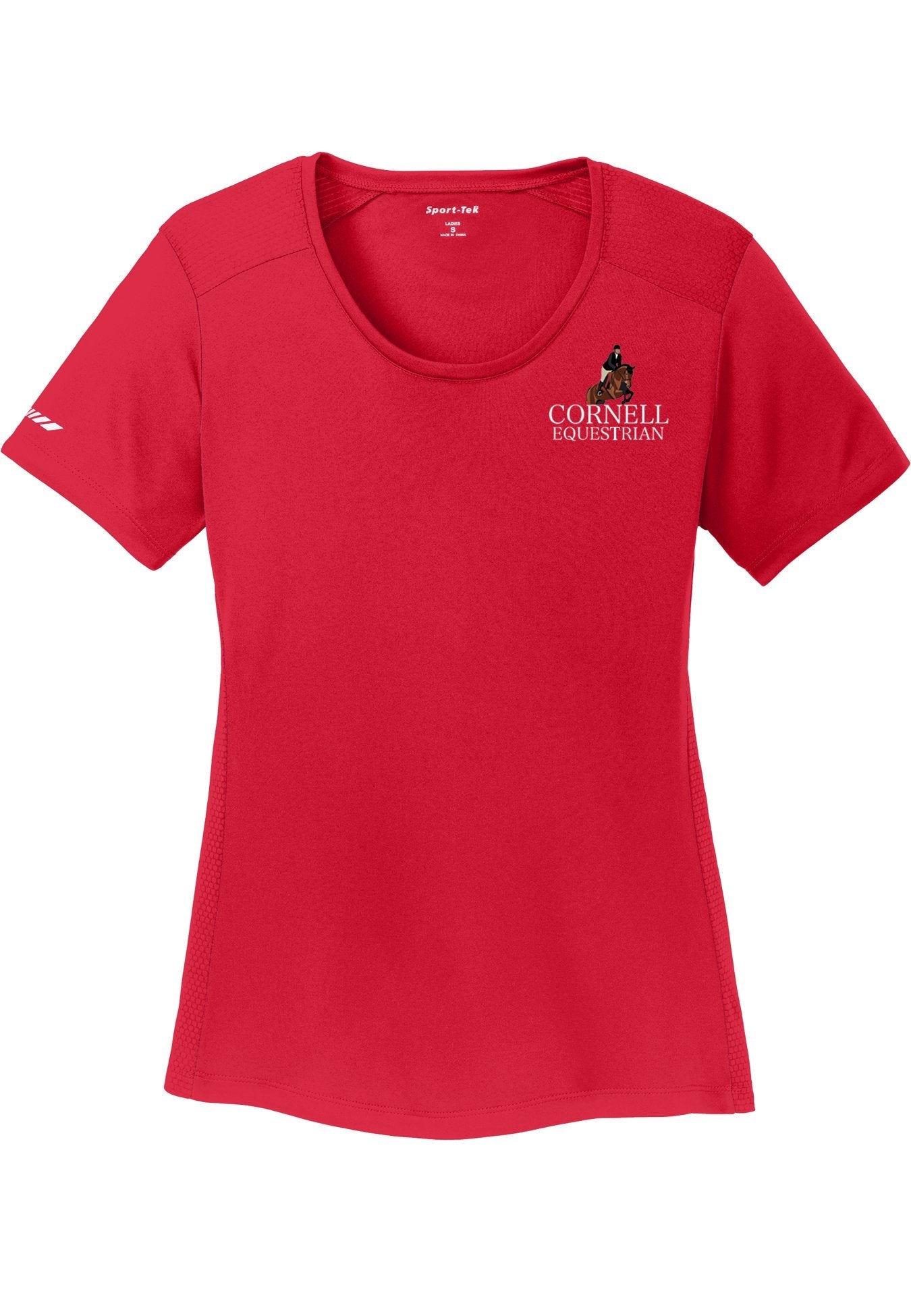 Cornell Equestrian Sport-Tek® Ladies PosiCharge® Elevate Scoop Neck Tee