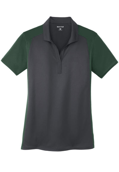 Sport-Tek® Ladies Colorblock Micropique Sport-Wick® Polo