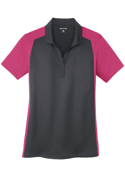 Sport-Tek® Ladies Colorblock Micropique Sport-Wick® Polo