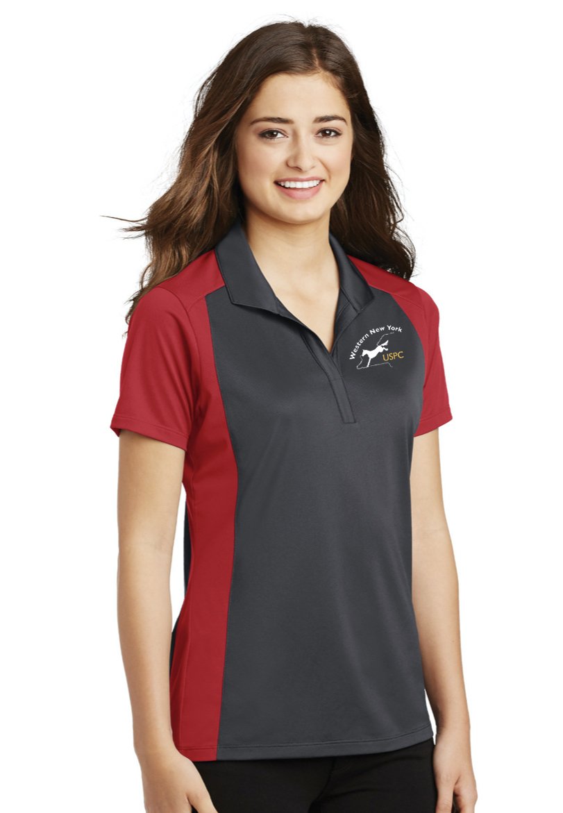 Sport-Tek® Ladies Colorblock Micropique Sport-Wick® Polo