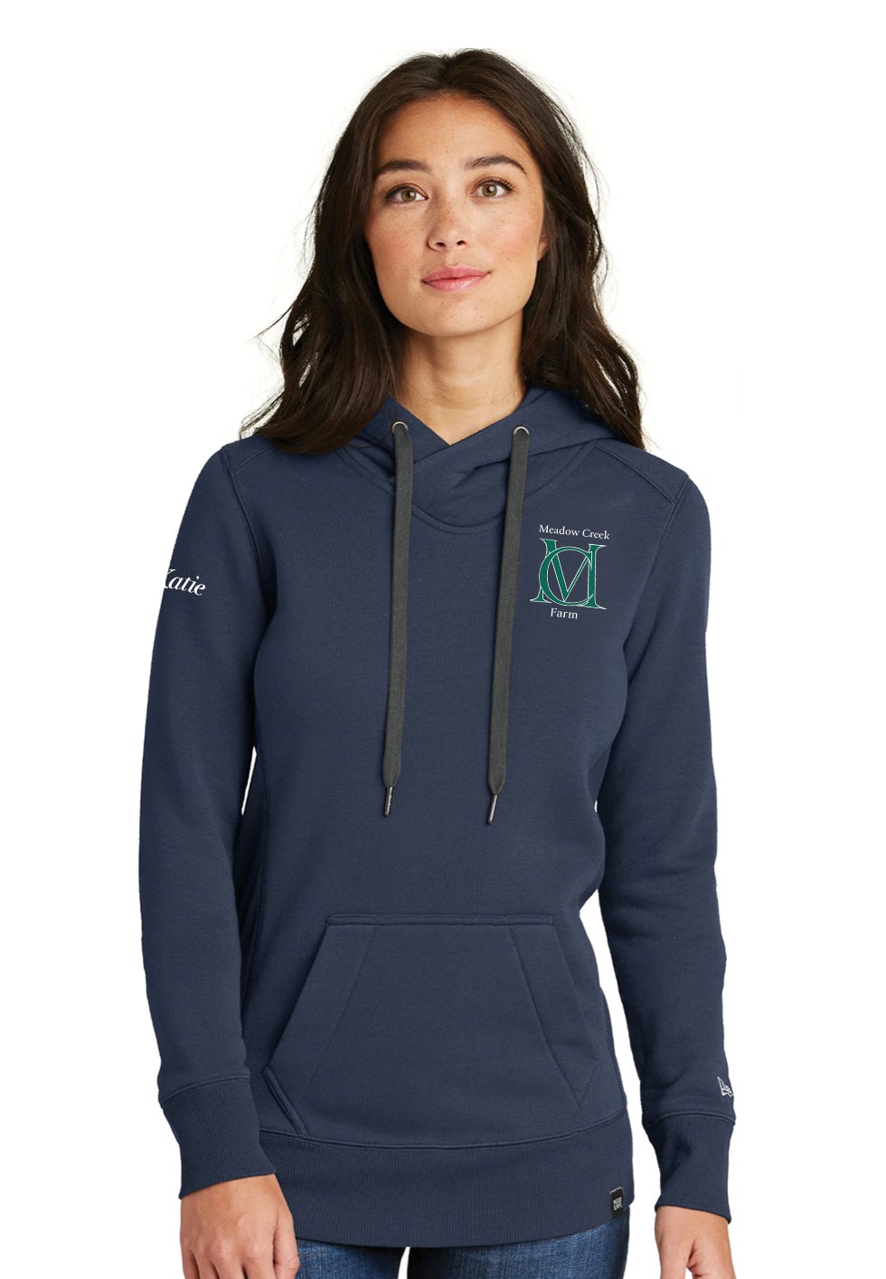 Meadow Creek Farm New Era® Ladies French Terry Pullover Hoodie
