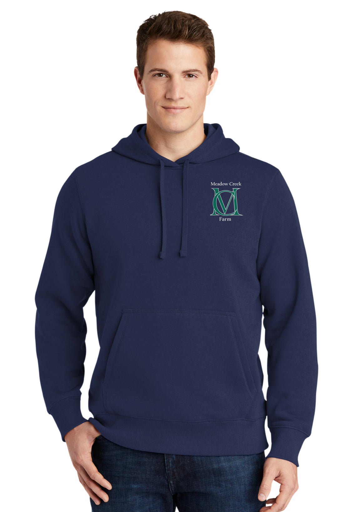 Meadow Creek Farm Sport-Tek®  Mens Hooded Sweatshirt