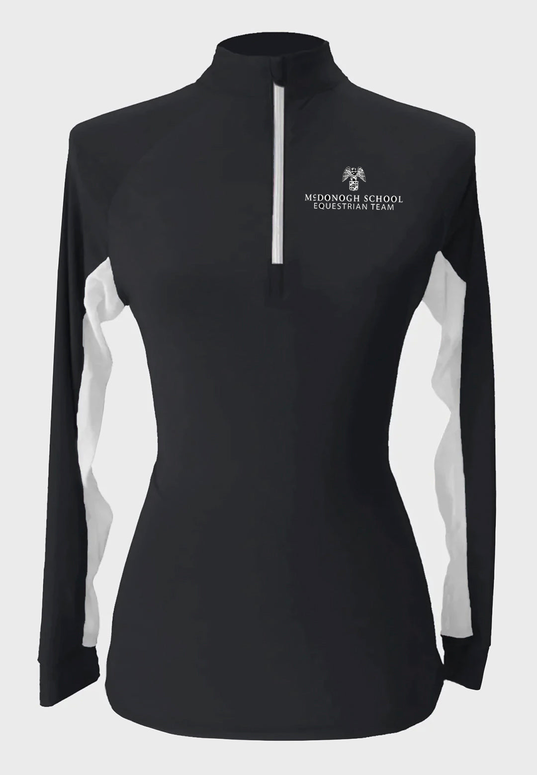 McDonogh Equestrian Team Black Custom Sun Shirt  - Adult and Youth Sizes