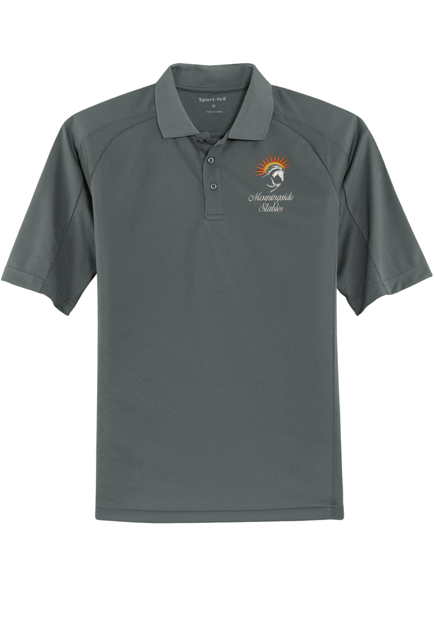 Morningside Stables Sport-Tek® Men's Dri-Mesh® Pro Polo