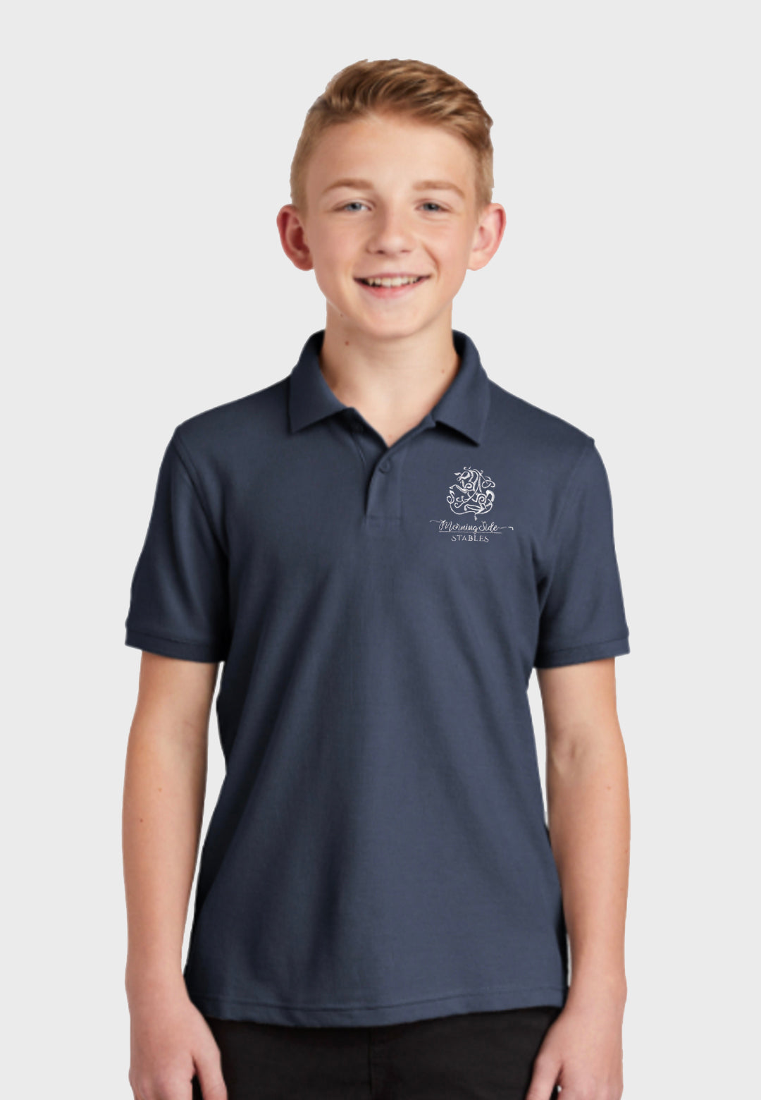 Morning Side Stables Port Authority® Youth Classic Pique Polo
