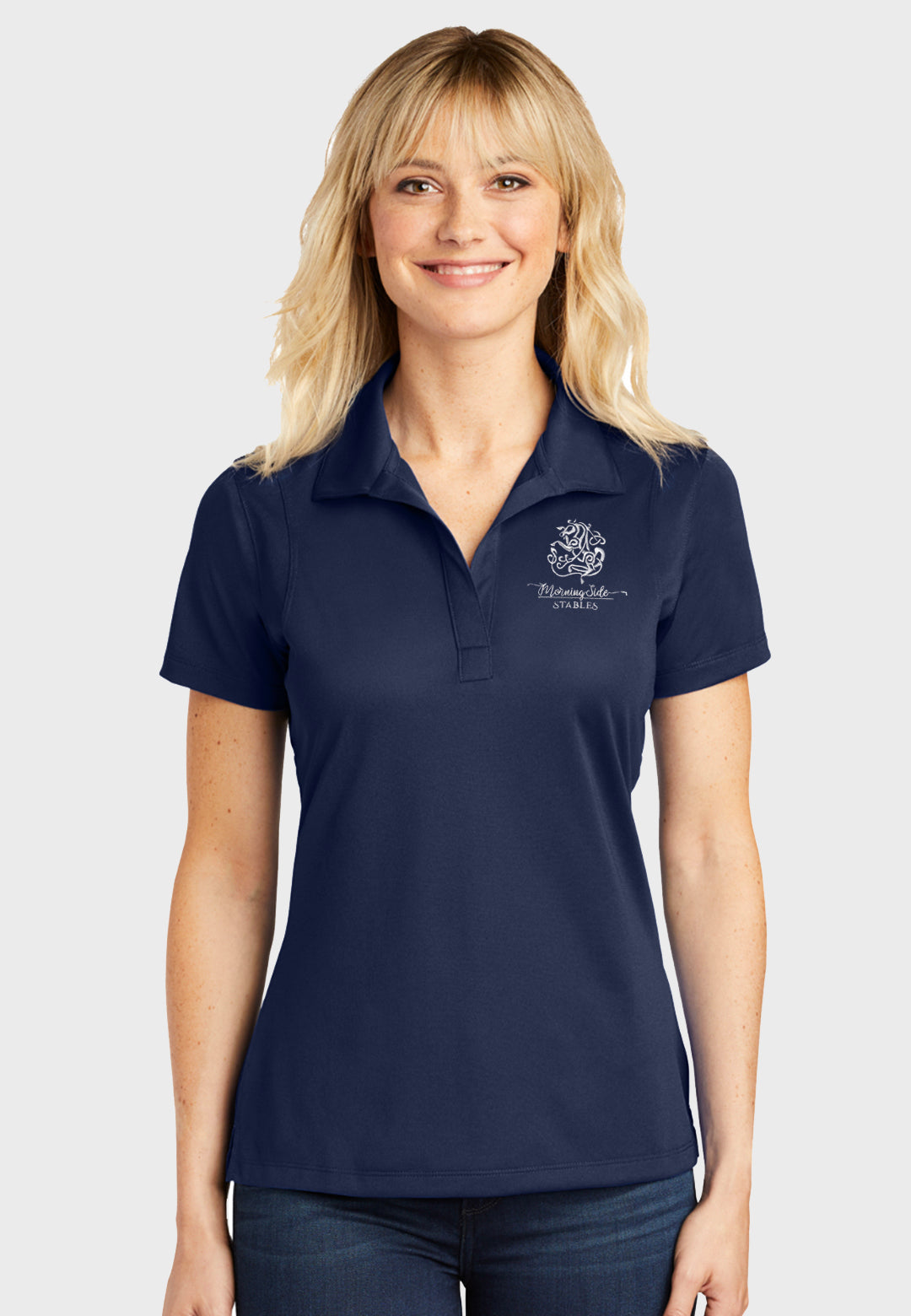 Morning Side Stables Sport-Tek® Ladies Sport-Wick® Polo