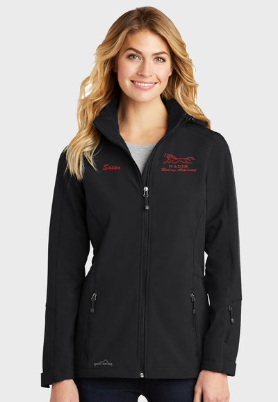 Nadir Riding Academy Eddie Bauer® Ladies Hooded Soft Shell Parka