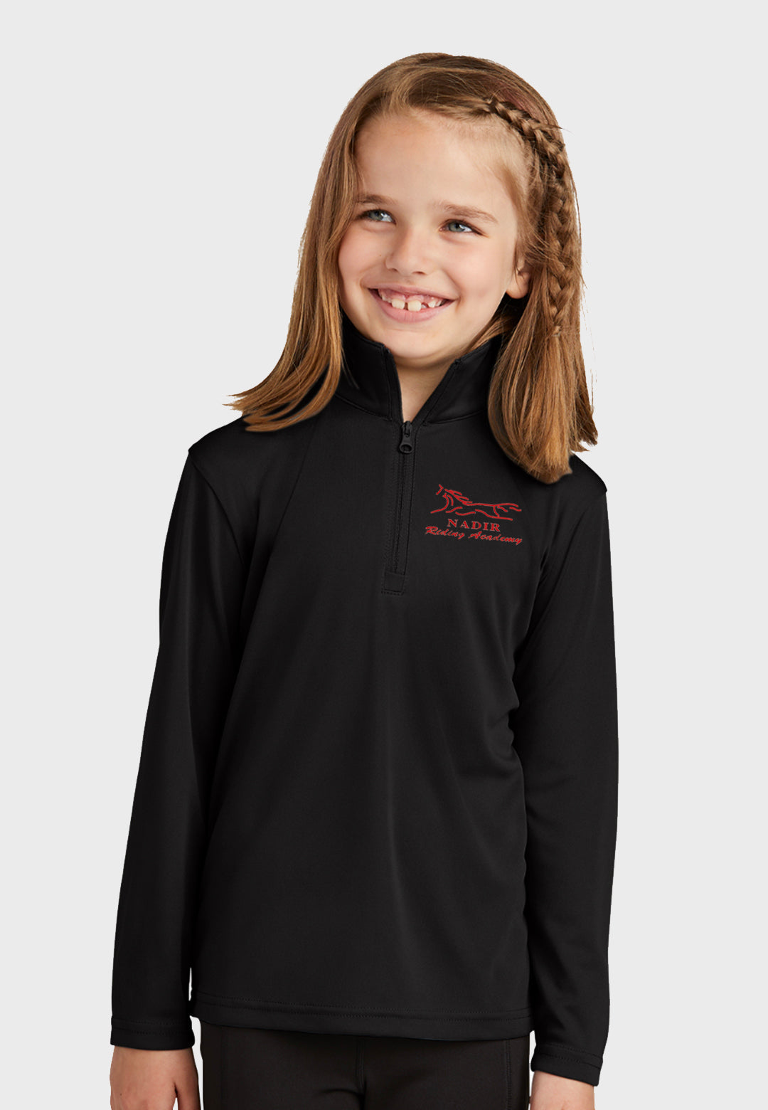 Nadir Riding Academy SportTek ®Youth PosiCharge ™1/4Zip