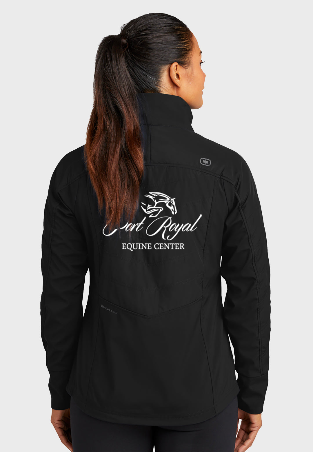 Port Royal Equine Center OGIO® Ladies Brink Soft Shell - Black