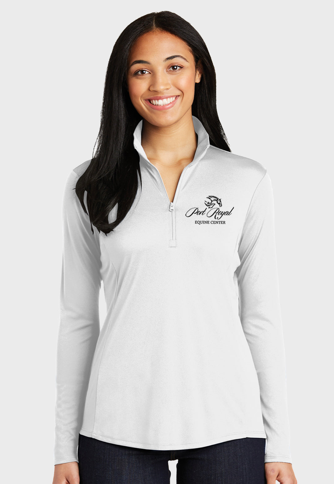 Port Royal Equine Center Sport-Tek® Ladies PosiCharge® Competitor™ 1/4-Zip Pullover - 2 Color Choices