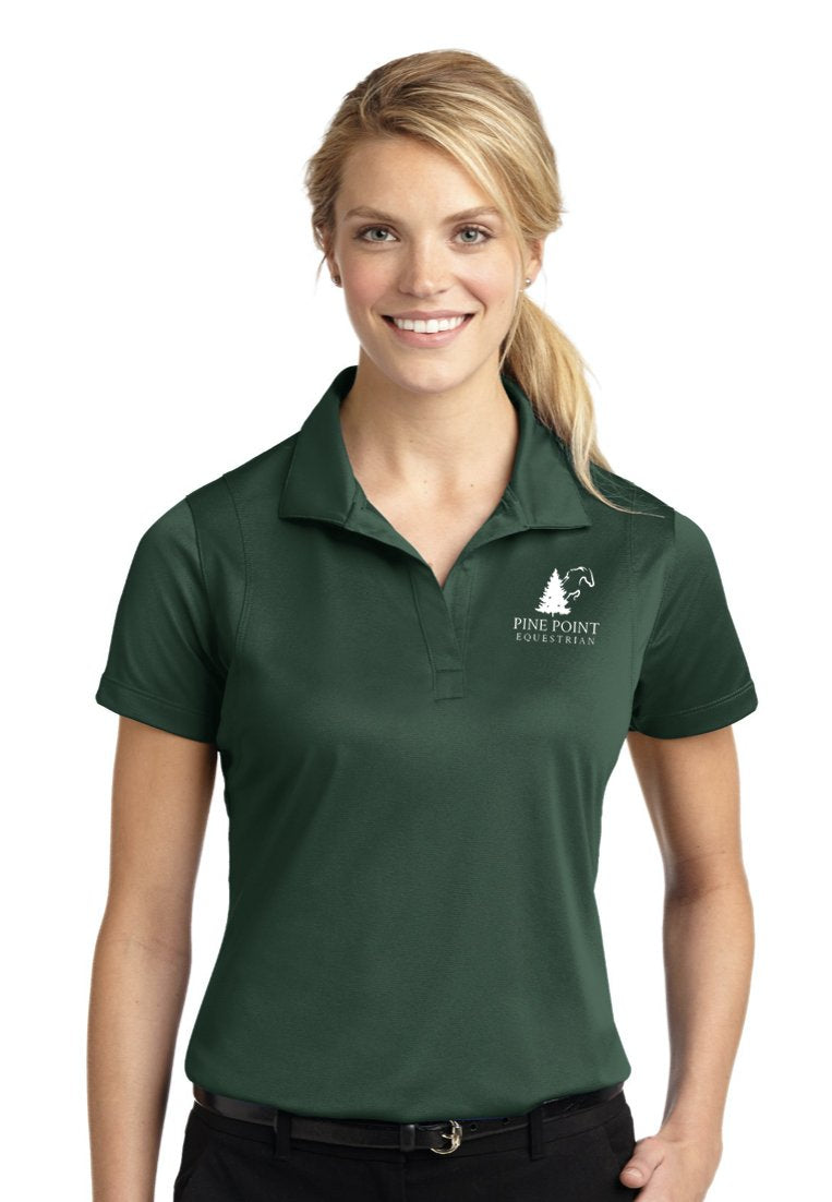 Pine Point Equestrian Sport-Tek® Ladies Sport-Wick® Polo - Green