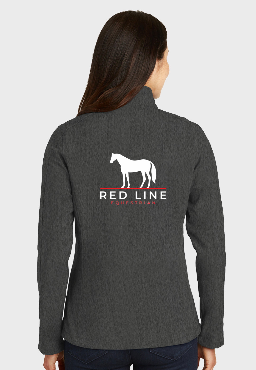 Red Line Equestrian Port Authority® Ladies + Youth Core Soft Shell Jacket - Grey