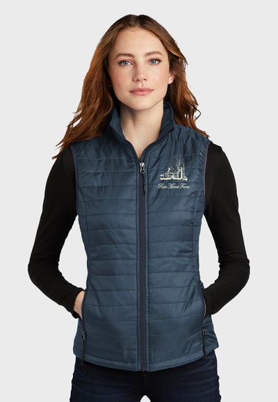 Rose Mount Farm Port Authority® Ladies Packable Down Vest - 2 Color Choices