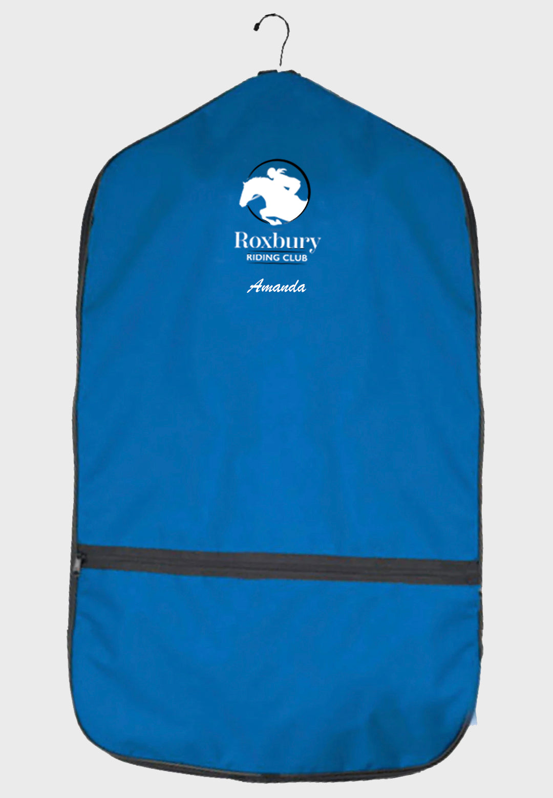 Roxbury Riding Club World Class Equine Blue Garment Bag - Original and XL