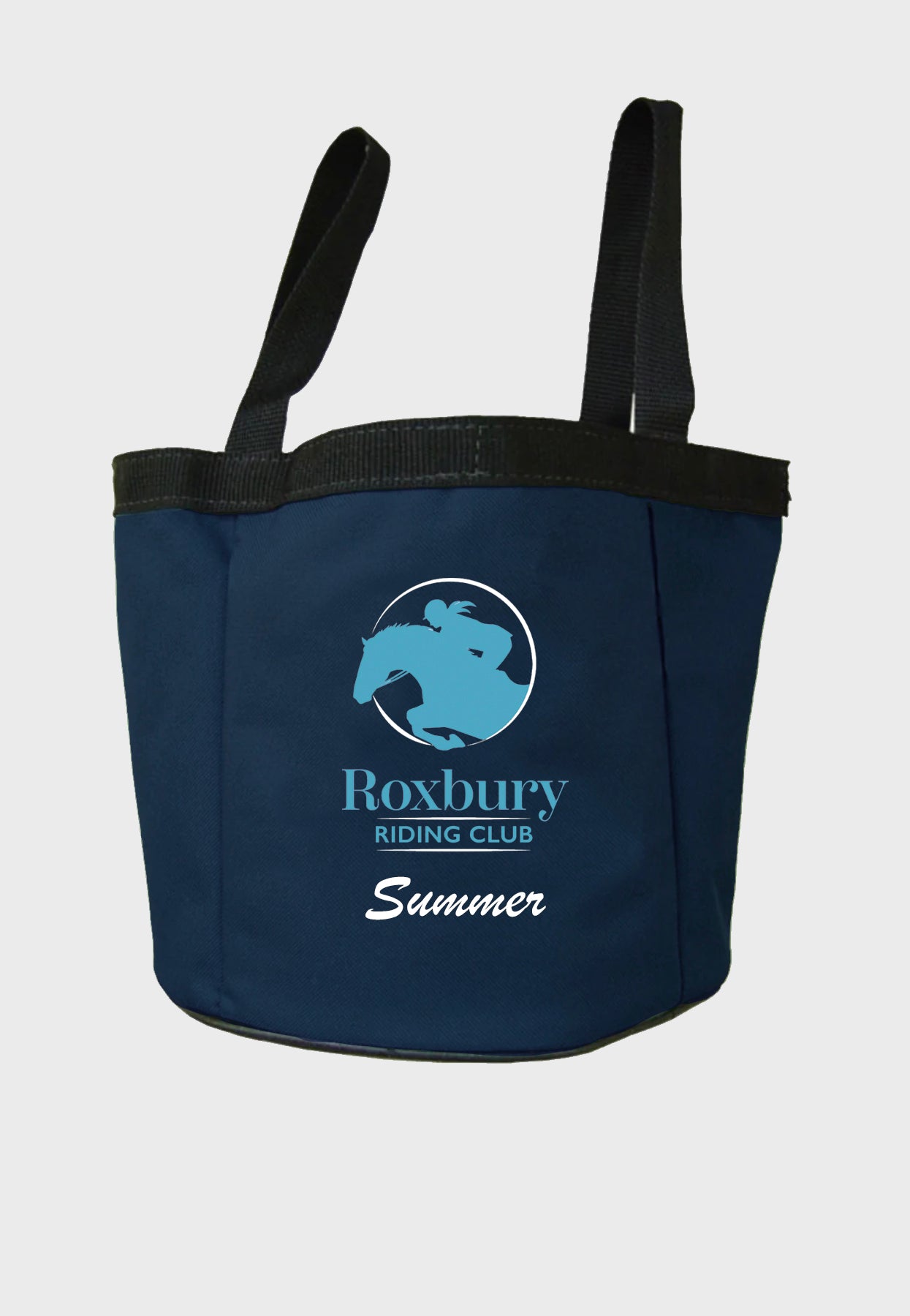 Roxbury Riding Club World Class Equine Economy Groom Bucket - Navy