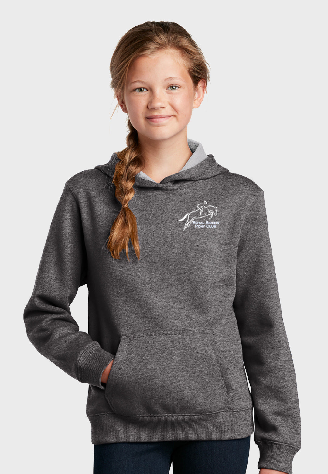 Royal Riders Pony Club Sport-Tek®  Hooded Sweatshirt - Adult + Youth Sizes
