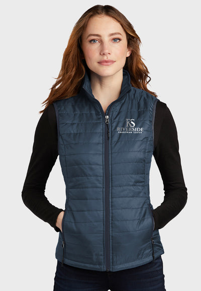 Riverside Equestrian Center Port Authority® Packable Puffy Vest - Ladies/Mens Styles, 3 Color Options