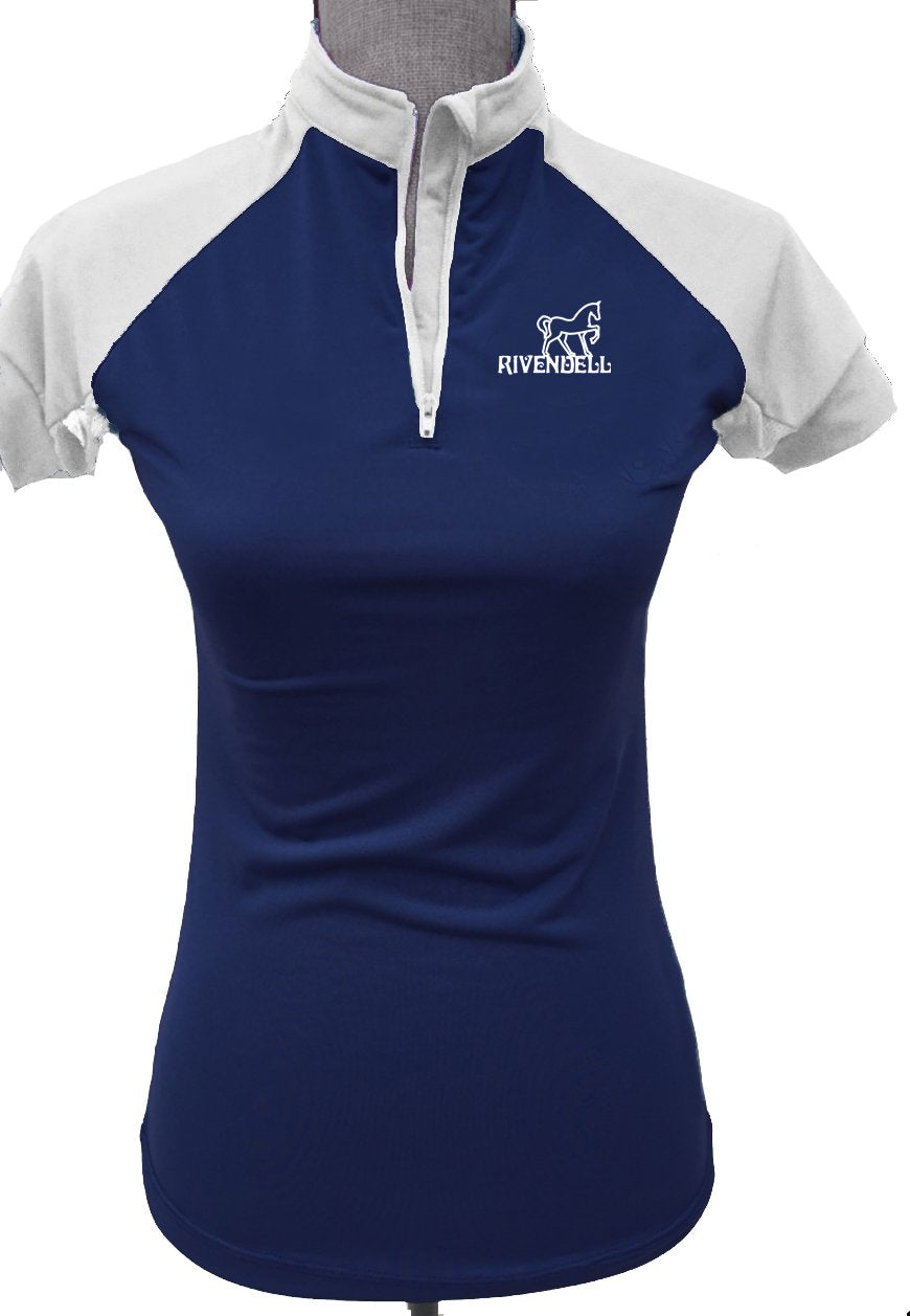 Rivendell Custom Short-Sleeve Sun Shirt - Navy/Ladies + Youth Sizes
