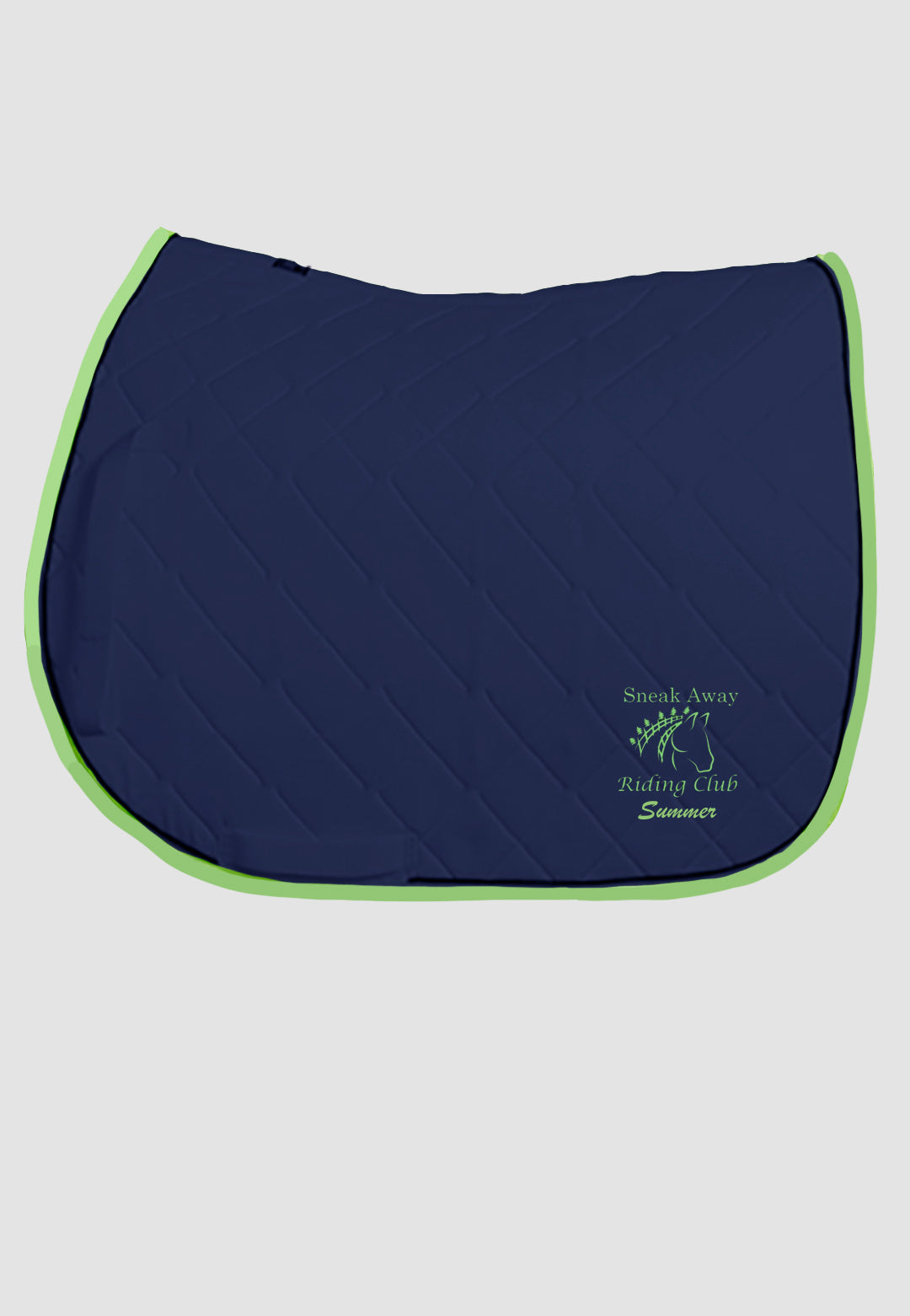 Sneak Away Riding Club Jacks Saddle Pads - Navy