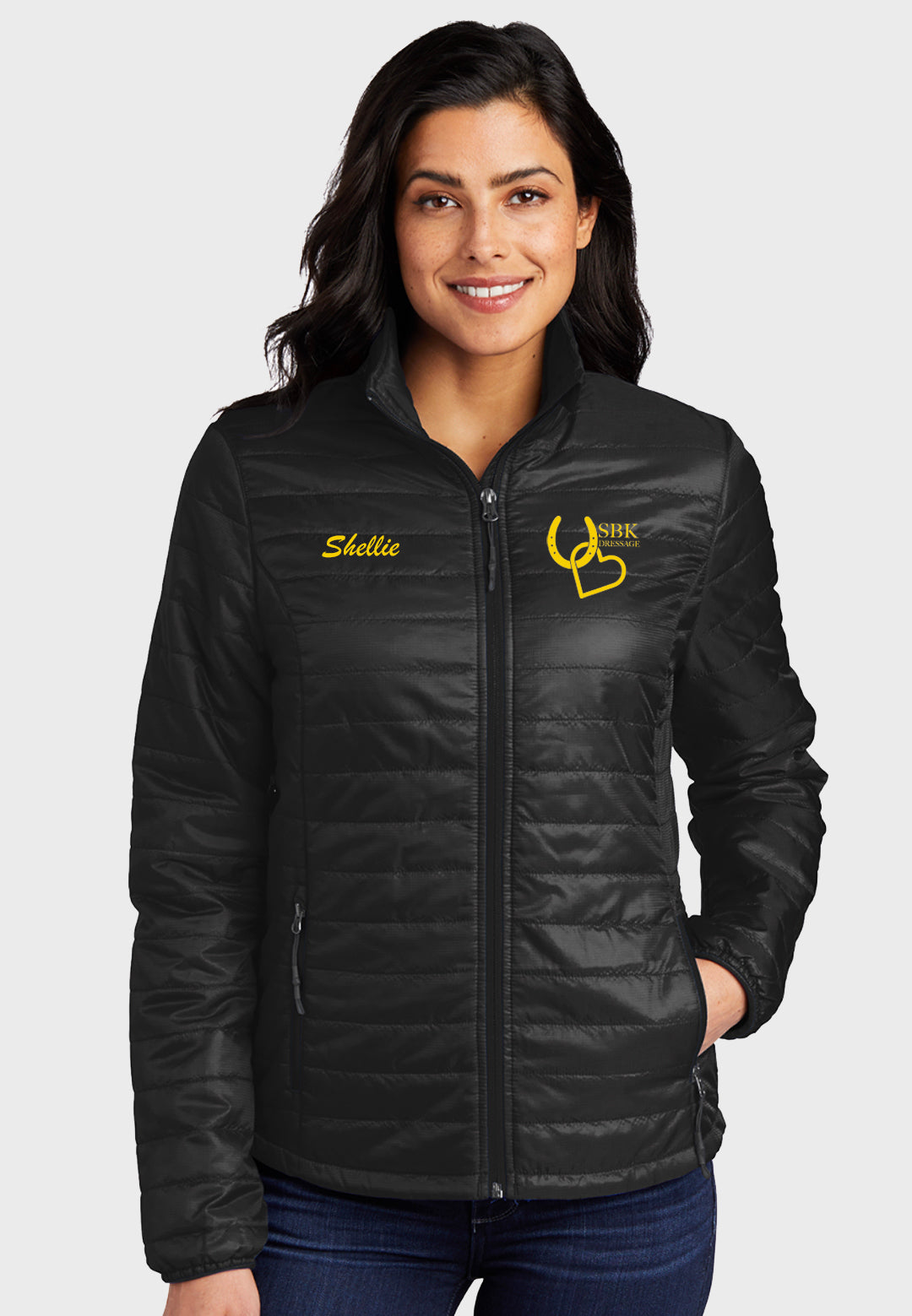 SBK Dressage Port Authority® Ladies Packable Down Jacket, 2 Color Options