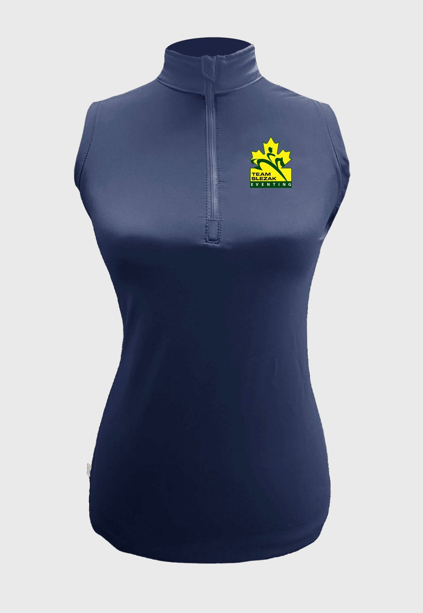 Karl Slezak Eventing Custom Sleeveless Sunshirt - Navy     Ladies + youth Sizes