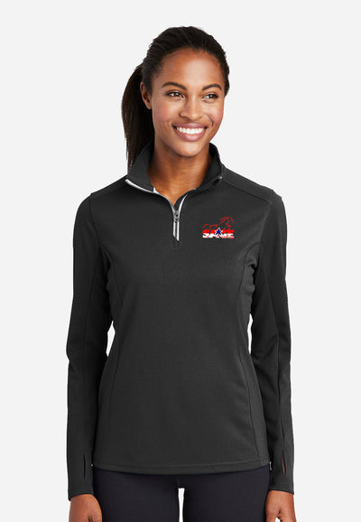 Sage Eventing Sport-Tek® Sport-Wick® Ladies Textured 1/4-Zip Pullover - 5 Color Options