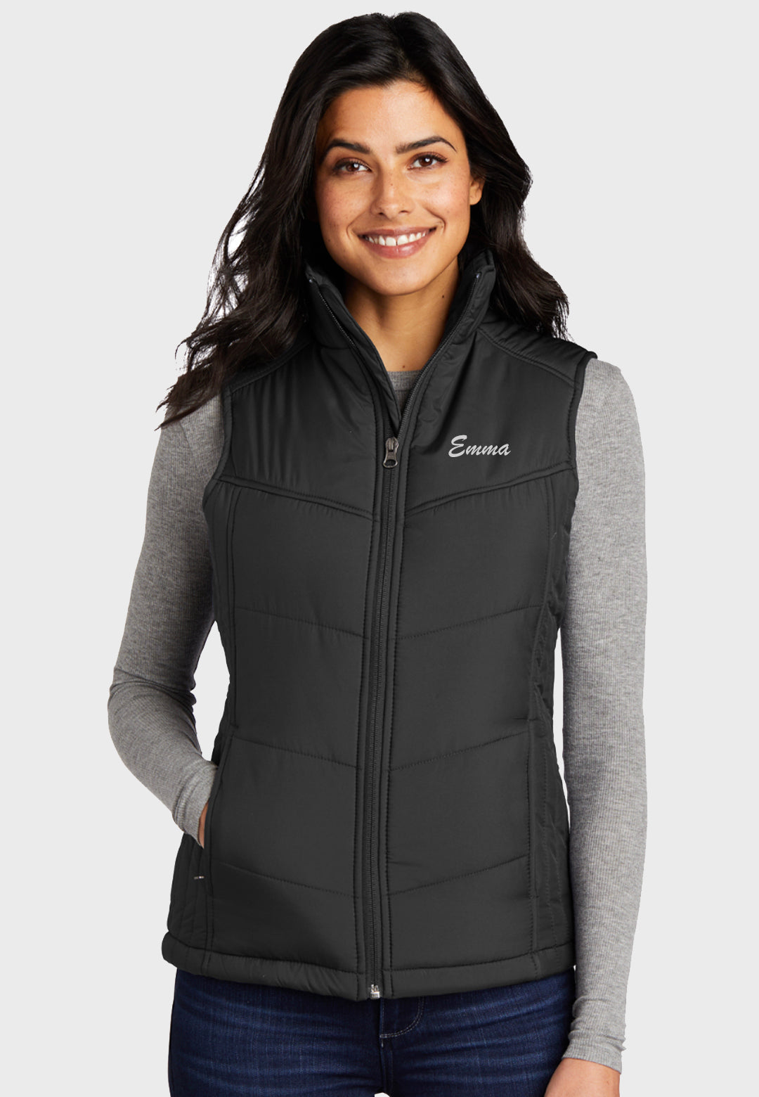 Silver Lining Ranch Port Authority® Ladies Puffy Vest - Black
