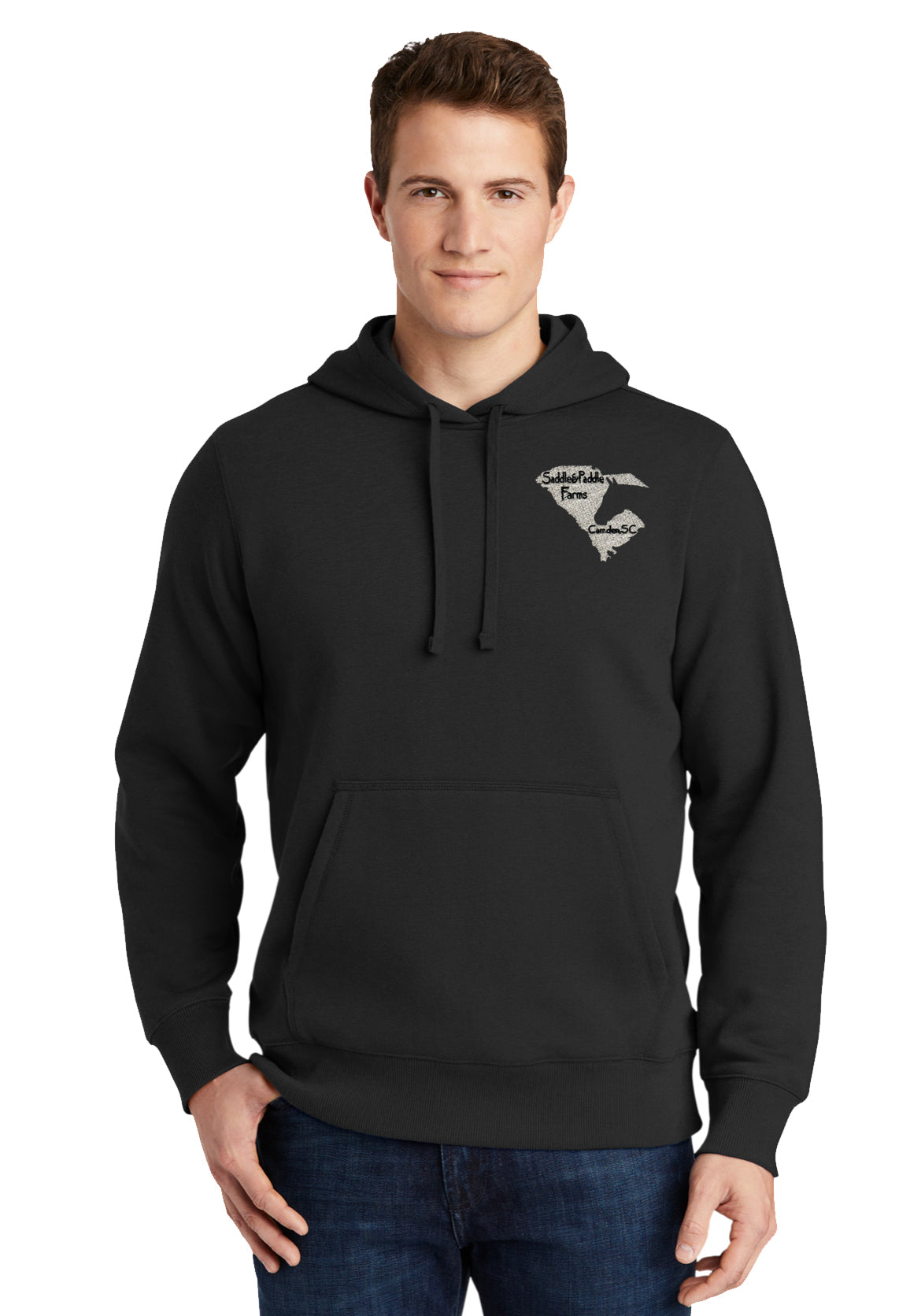 Saddle + Paddle Farm Sport-Tek® Ladies + Mens Hooded Sweatshirts