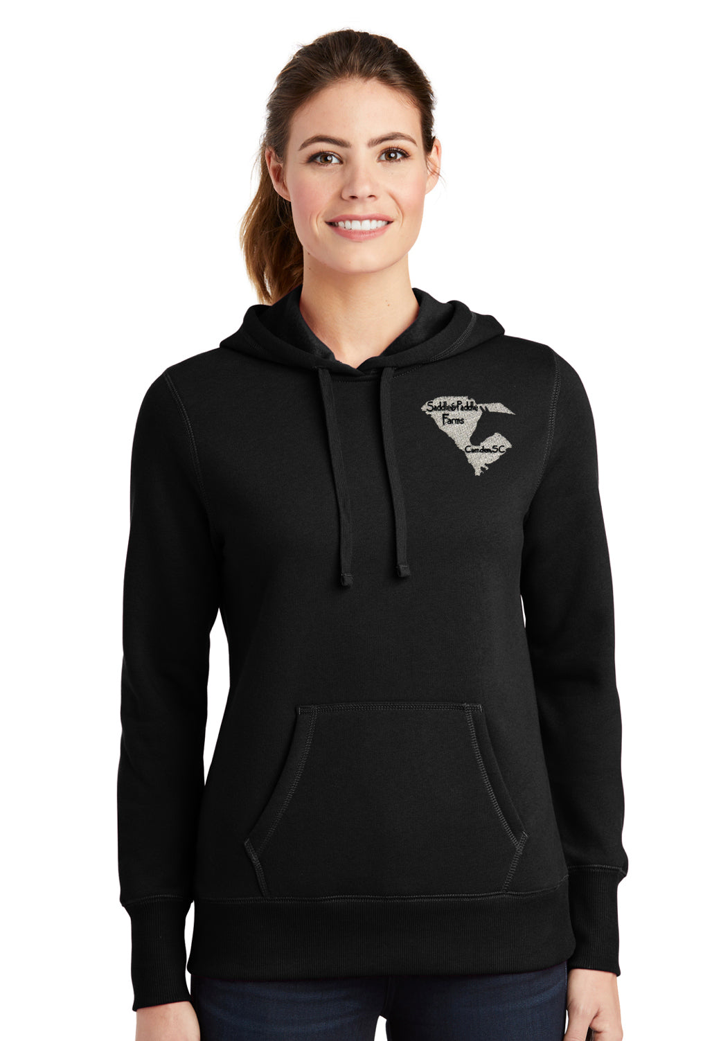 Saddle + Paddle Farm Sport-Tek® Ladies + Mens Hooded Sweatshirts