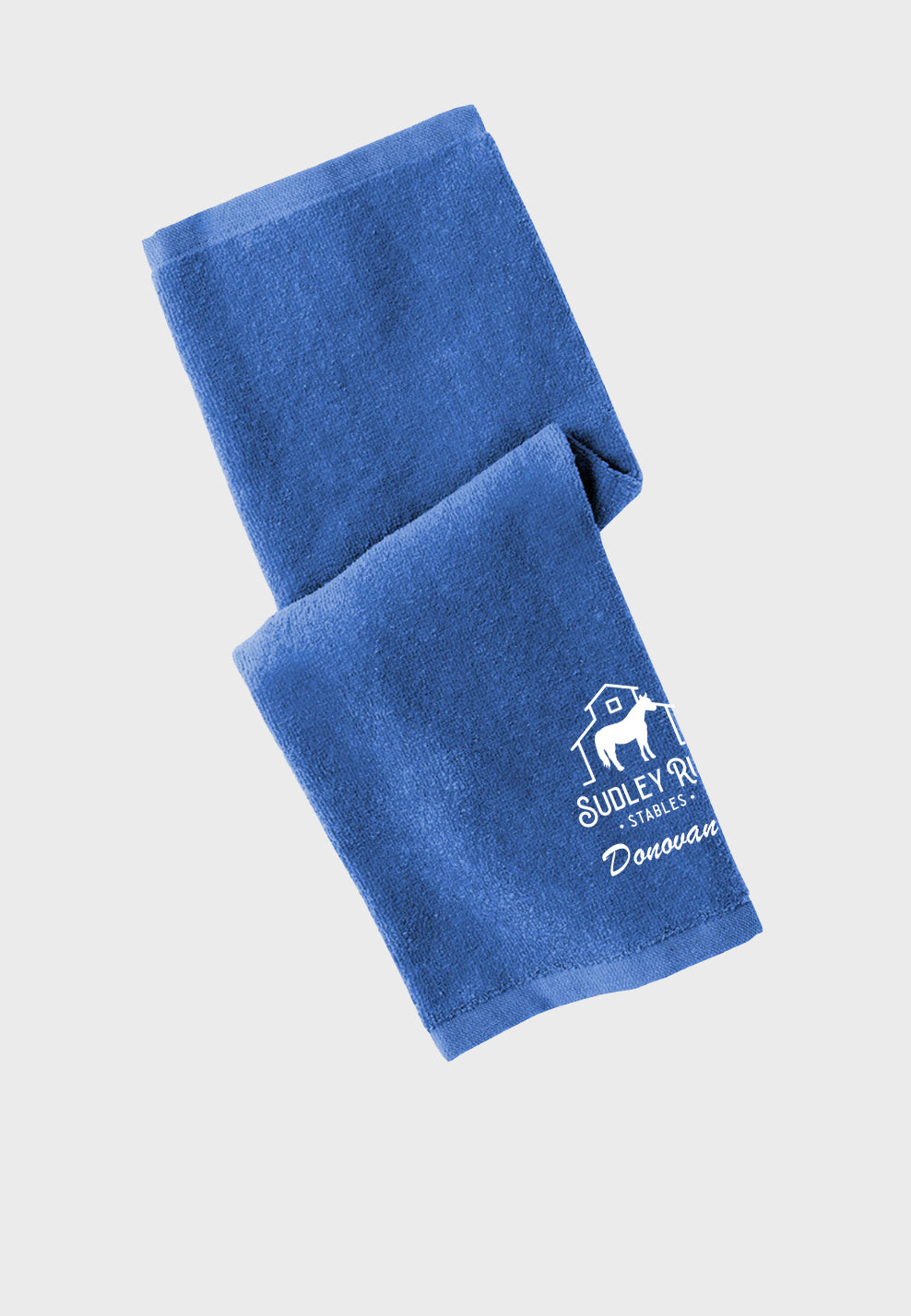 Sudley Run Stables Port Authority ® Hemmed Towel - Royal