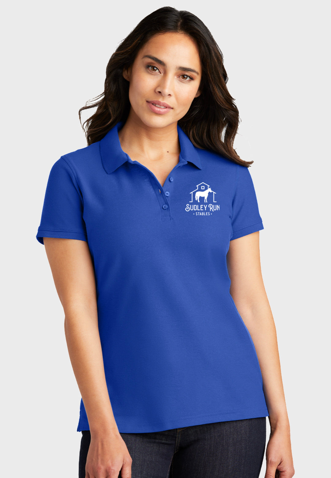 Sudley Run Stables Port Authority® Ladies Core Classic Pique Polo - Royal