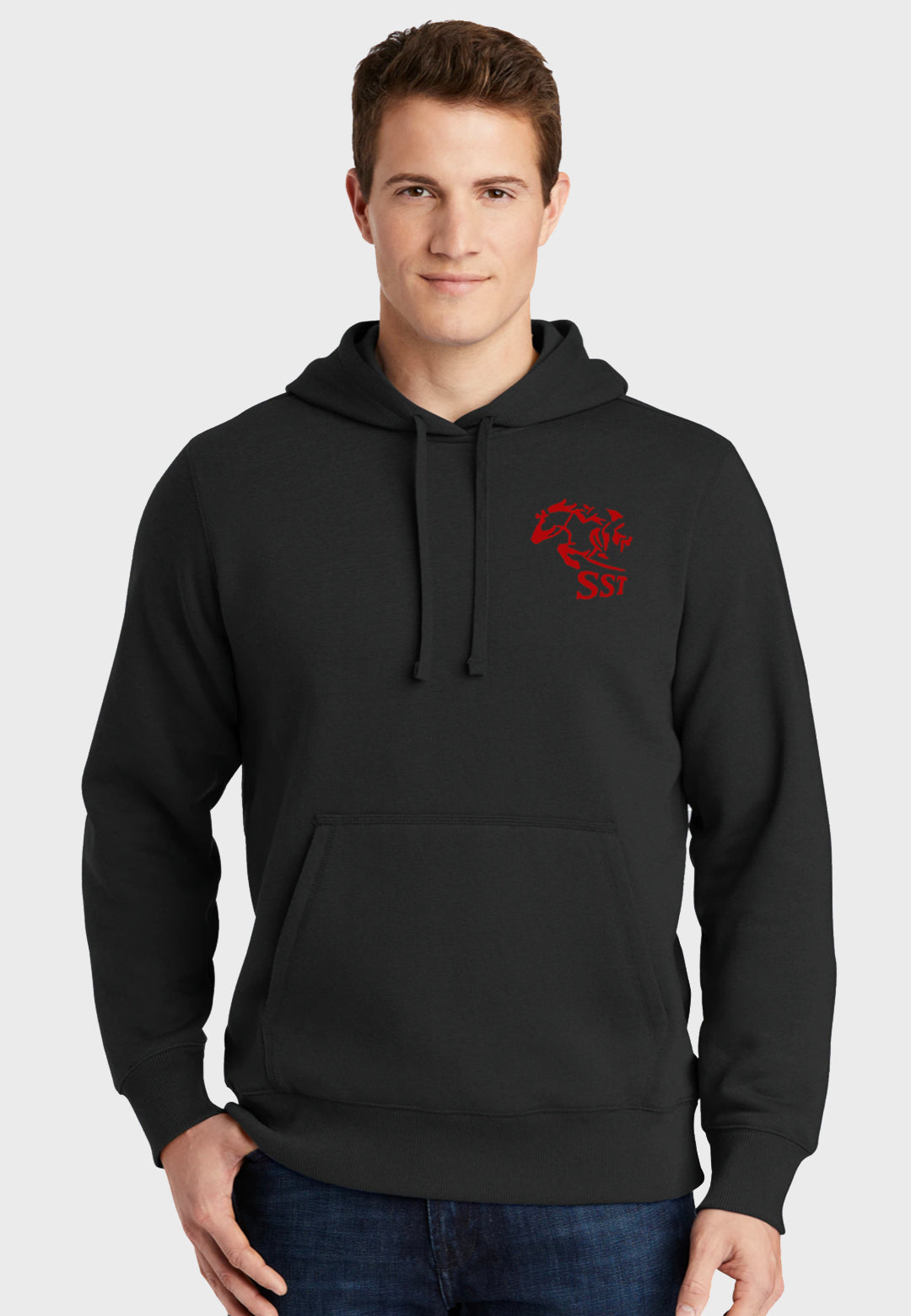SST Farm Sport-Tek®  Mens Hooded Sweatshirt - Black