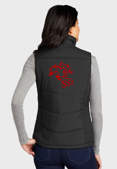 SST Ladies Port Authority® Puffy Vest - Black