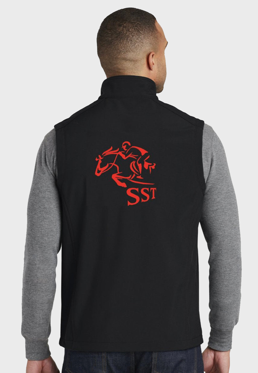 SST Port Authority® Mens Black Core Soft Shell Vest