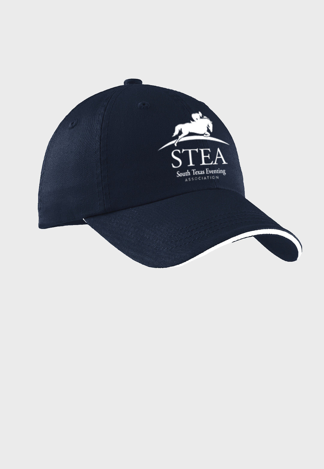 South Texas Eventing Port Authority® Sandwich Bill Cap with Striped Closure - 2 Color Options