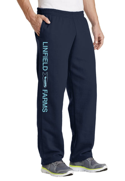 Linfield Farms Core Fleece Sweatpant with Pockets (Unisex) - Navy or Charcoal